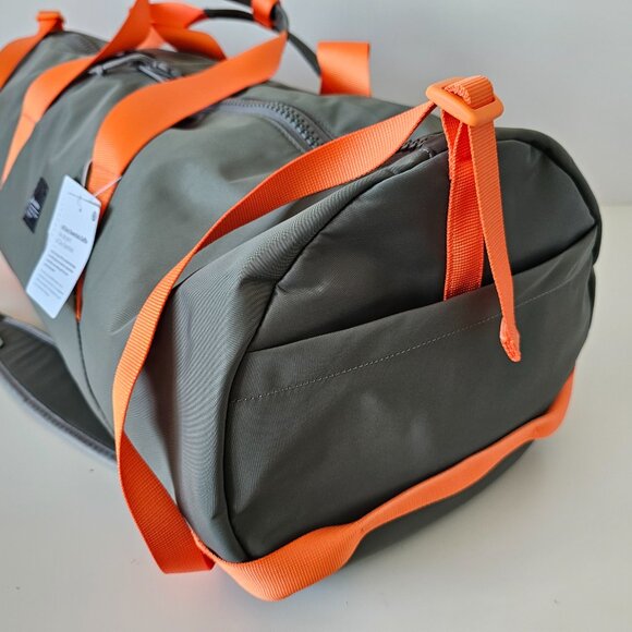 NWT LULULEMON Green Sage Orange All Day Essentials Duffle Bag Gym Travel 32L - Picture 4 of 16